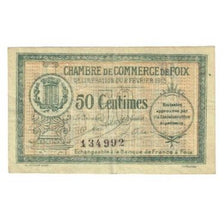 France, Foix, 50 Centimes, 1915, EF(40-45), Pirot:59-05