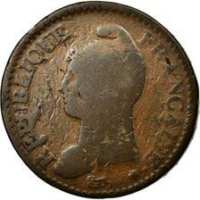 Münze, Frankreich, Dupré, Decime, 1799, Paris, SGE, Bronze, KM:644.1