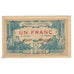France, Valence, 1 Franc, 1915, AU(55-58), Pirot:127-7