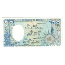 Biljet, Republiek Congo, 1000 Francs, KM:9, NIEUW