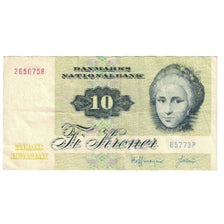 Billete, 10 Kroner, 1975, Dinamarca, KM:48e, MBC