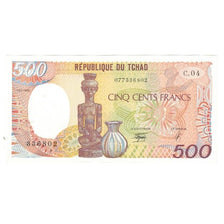 Billete, 500 Francs, 1990, Chad, 1990-01-01, KM:9d, UNC