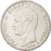 Greece, George I, 5 Drachmai, 1876, Paris, VF(20-25), Silver, KM:46