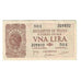Banknot, Włochy, 1 Lira, 1944, 1944-11-23, KM:29a, EF(40-45)