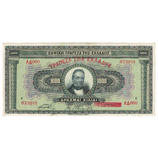 Banconote, Grecia, 1000 Drachmai, 1926, 1926-11-04, KM:100b, BB