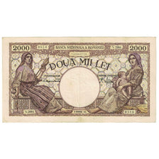 Banknote, Romania, 2000 Lei, 1944, 1944-10-10, KM:53a, EF(40-45)