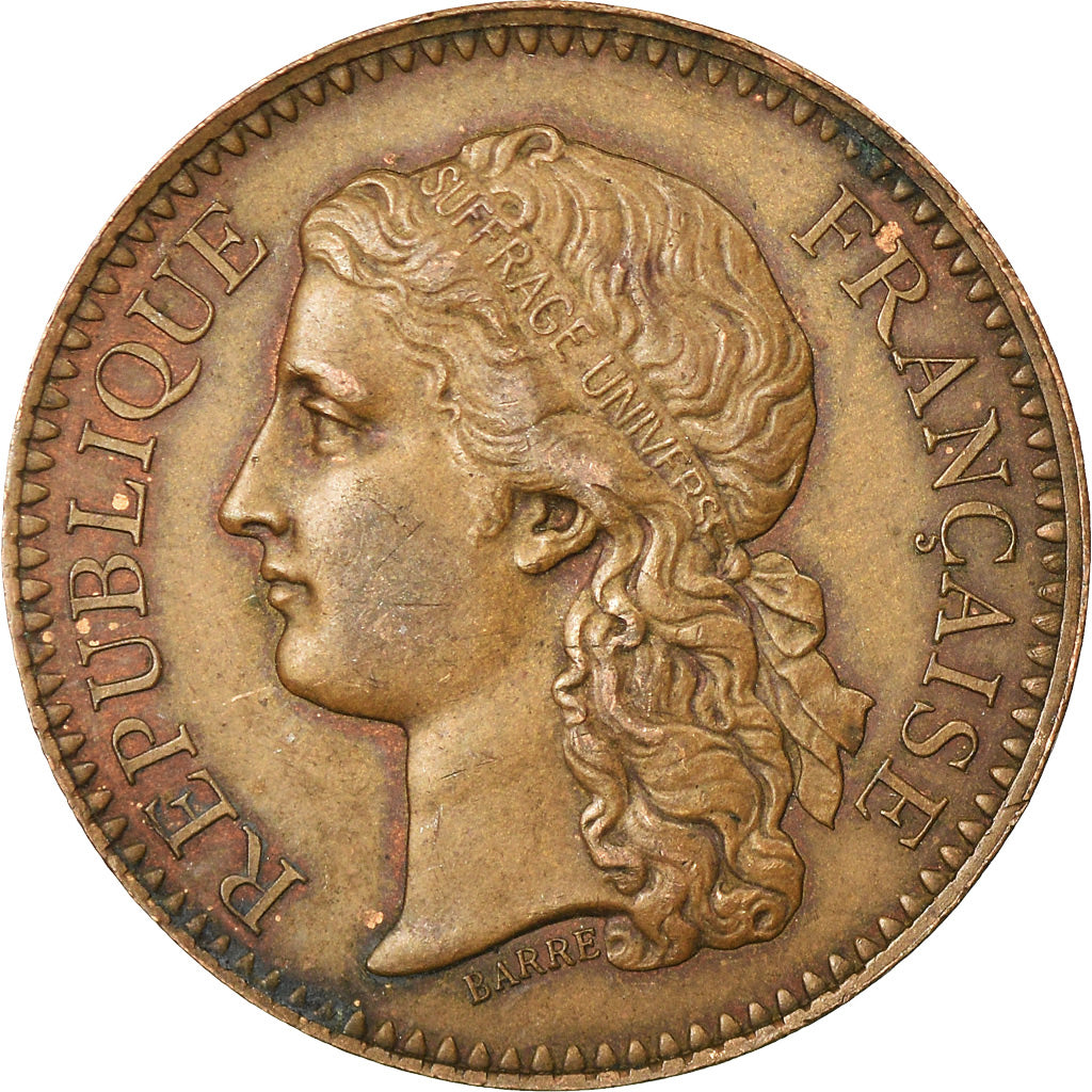 France, Médaille, Exposition universelle de Paris, 1878, Barre, TTB, Cuivre