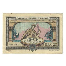 France, Aubenas, 50 Centimes, 1921, EF(40-45), Pirot:14-1