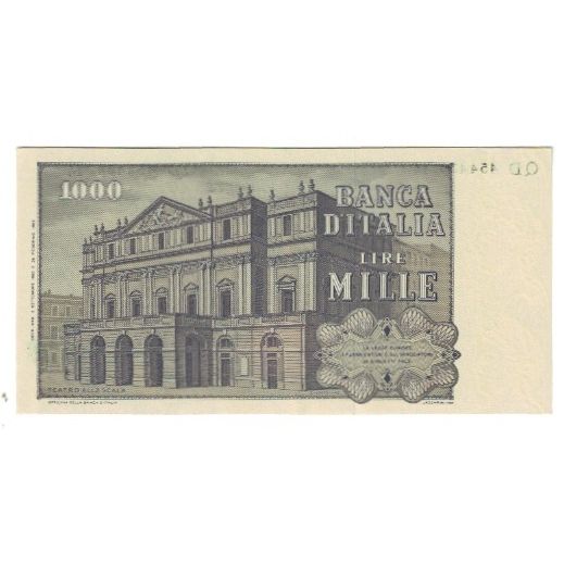 Billete, 1000 Lire, Italia, KM:101e, UNC