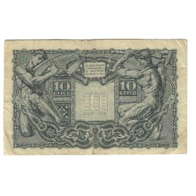 Geldschein, Italien, 10 Lire, KM:32a, S+