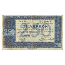 Banknote, Netherlands, 2 1/2 Gulden, 1938, 1938-10-01, KM:62, VF(20-25)