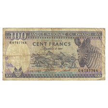 Banknote, Rwanda, 100 Francs, 1982, 1982-08-01, KM:18, VF(20-25)