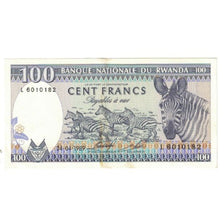 Banknote, Rwanda, 100 Francs, 1989, 1989-04-24, KM:18, EF(40-45)