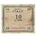 Banconote, Italia, 10 Lire, 1943, Undated (1943), KM:M19b, MB
