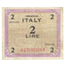 Biljet, Italië, 2 Lire, 1943, KM:M11a, TB