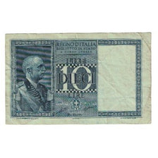 Banconote, Italia, 10 Lire, 1935, 1935-06-18, KM:25a, MB+
