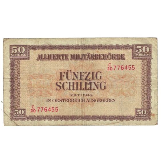 Banknote, Austria, 50 Schilling, 1944, 1944, KM:109, VF(20-25)