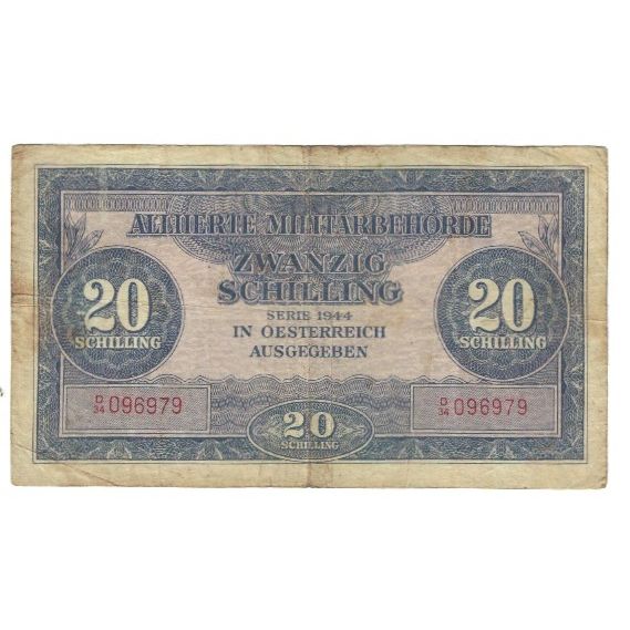 Billete, 20 Schilling, 1944, Austria, KM:107, BC