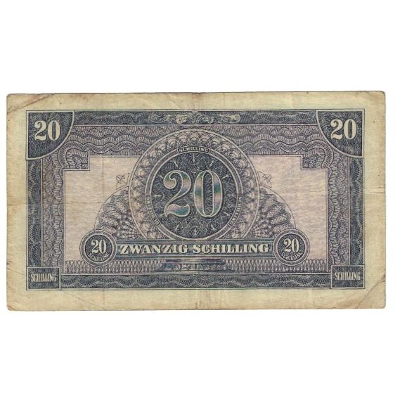 Billete, 20 Schilling, 1944, Austria, KM:107, BC