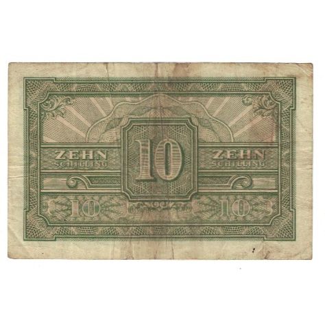 Banknote, Austria, 10 Schilling, 1944, 1944, KM:106, VF(20-25)