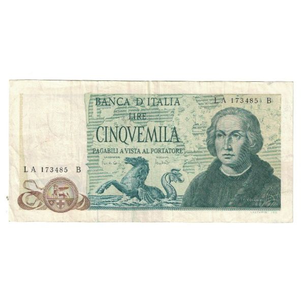 Banknote, Italy, 5000 Lire, 1971, 1971-05-20, KM:98a, VF(30-35)