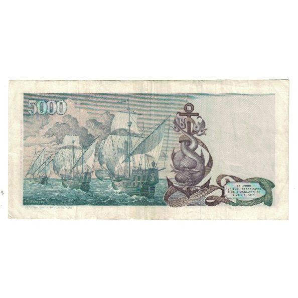Banknote, Italy, 5000 Lire, 1971, 1971-05-20, KM:98a, VF(30-35)