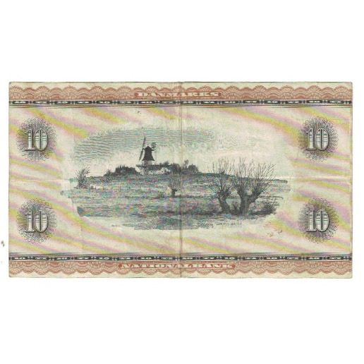 Banknote, Denmark, 10 Kroner, Undated (1959), KM:44p, EF(40-45)