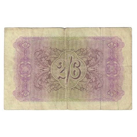 Banknote, Great Britain, 2 Shillings - 6 Pence, Undated (1943), KM:M3, VF(20-25)