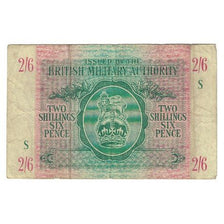 Banknote, Great Britain, 2 Shillings - 6 Pence, Undated (1943), KM:M3, VF(20-25)