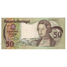 Biljet, Portugal, 50 Escudos, 1980, 1980-02-01, KM:174a, TTB