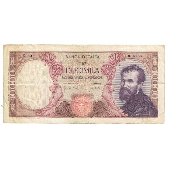 Banknote, Italy, 10,000 Lire, 1970, 1970-06-08, KM:97e, VF(20-25)