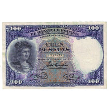 Banknote, Spain, 100 Pesetas, 1931, 1931-04-25, KM:83, EF(40-45)