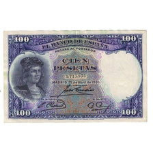 Billete, 100 Pesetas, 1931, España, 1931-04-25, KM:83, MBC