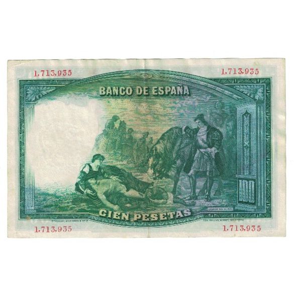 Banknote, Spain, 100 Pesetas, 1931, 1931-04-25, KM:83, EF(40-45)