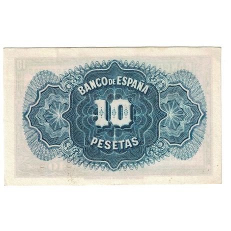 Billete, 10 Pesetas, 1935, España, KM:86a, MBC