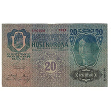 Banknote, Hungary, 20 Korona, 1913, 1913-01-02, KM:23, EF(40-45)
