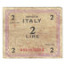 Billete, 2 Lire, 1943, Italia, KM:M11a, BC