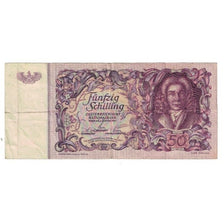 Billet, Autriche, 50 Schilling, 1951, 1951-01-02, KM:130, TTB