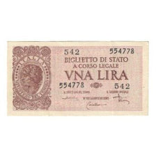 Banconote, Italia, 1 Lira, 1944, 1944-11-23, KM:29c, SPL-