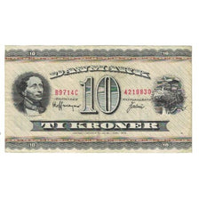 Banknote, Denmark, 10 Kroner, KM:44p, EF(40-45)