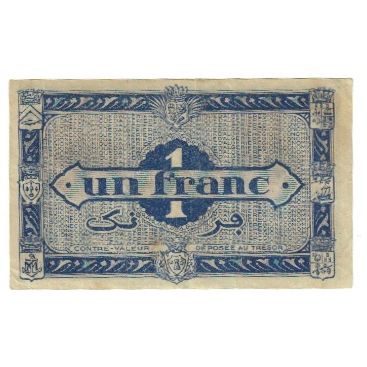 Banknote, Algeria, 1 Franc, 1944, 1944-01-31, KM:101, EF(40-45)