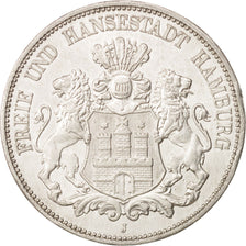 Stati tedeschi, HAMBURG, 5 Mark, 1913, Hamburg, SPL-, Argento, KM:610