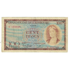 Banknote, Luxembourg, 100 Francs, 1956, 1956-06-15, KM:50a, VF(20-25)
