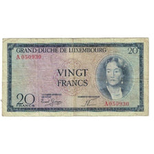 Billete, 20 Francs, Luxemburgo, KM:49a, BC