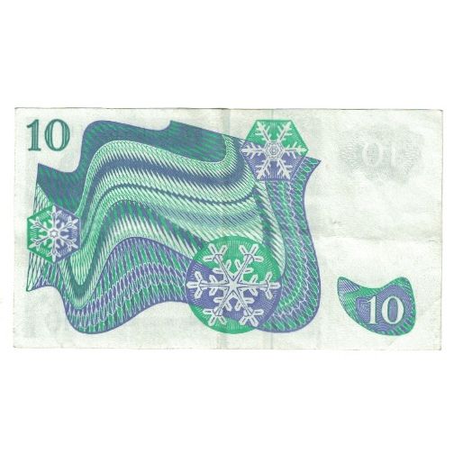 Billete, 10 Kronor, 1977, Suecia, KM:52d, MBC