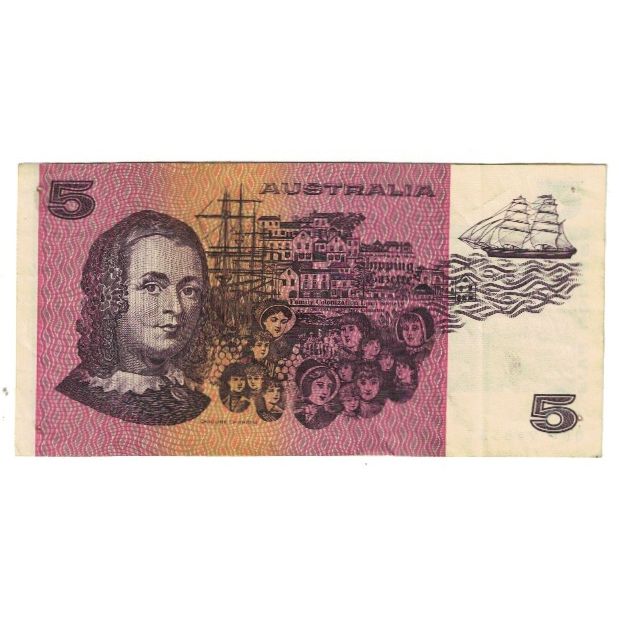 Billete, 5 Dollars, Australia, KM:44g, MBC