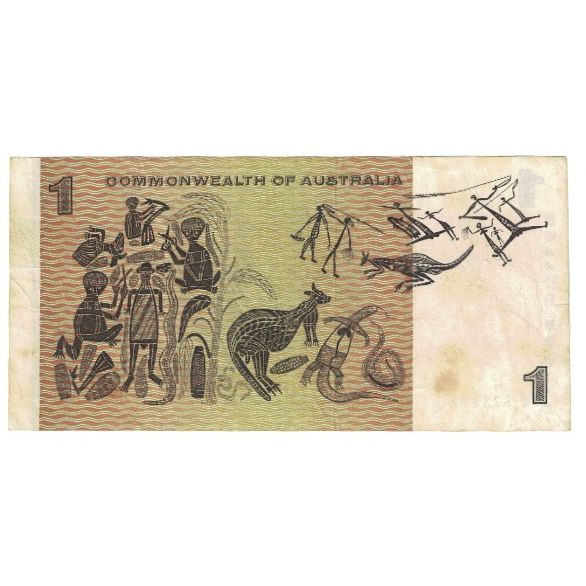 Biljet, Australië, 1 Dollar, KM:37a, TB+