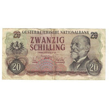 Banknote, Austria, 20 Schilling, 1956, 1956-07-02, KM:136a, VF(20-25)