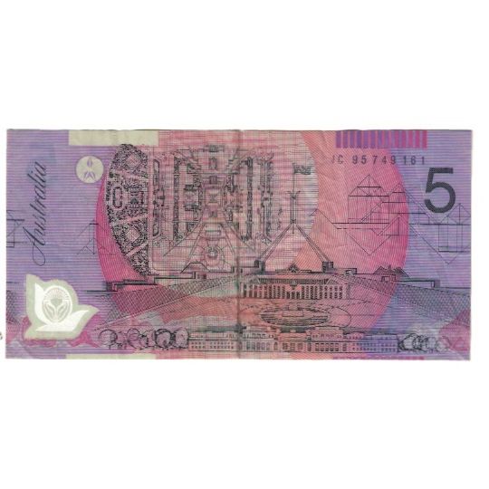 Billete, 5 Dollars, Australia, KM:57e, MBC