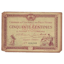 France, Deux-Sèvres, 50 Centimes, 1916, VF(20-25), Pirot:93-7